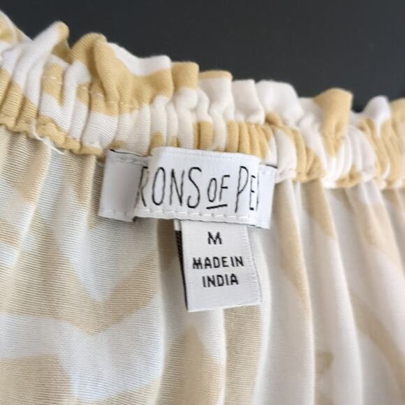 Patrons of Peace June Print Dress Ruffle Tiered 3/4 Sleeve Medium - Picture 7 of 8